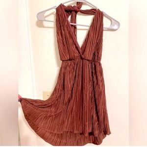 SALE!! Retro Boutique Designer one of a kind! Halter Mini Dress